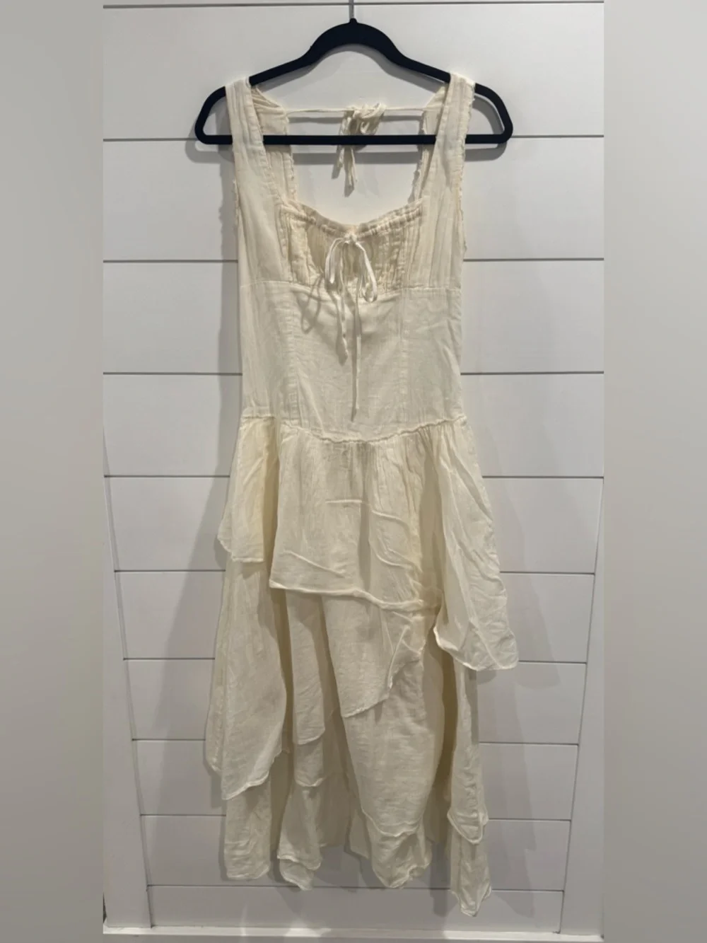 Free People off white ivory in my dreams midi dress